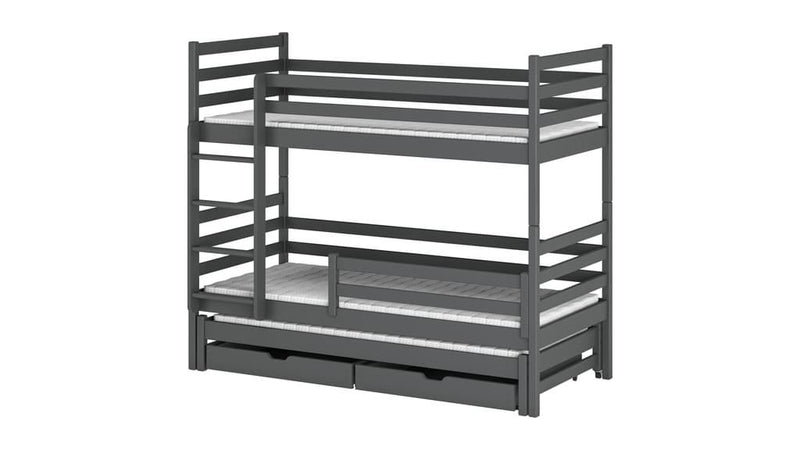 Bed Luke Luke Bunk Bed with Trundle and Storage – Arthauss Furniture