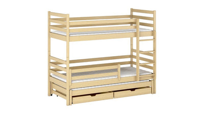 Luke Bunk Bed with Trundle and Storage