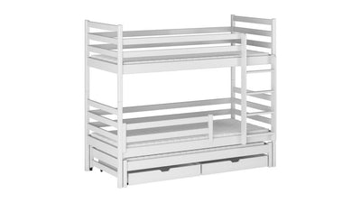 Luke Bunk Bed with Trundle and Storage