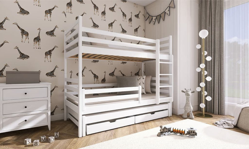 Luke Bunk Bed with Trundle and Storage