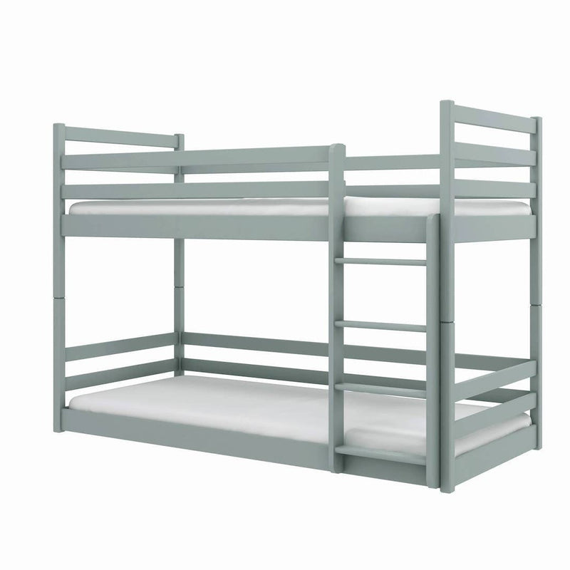 Wooden Bunk Bed Mini [Grey] - White Background 