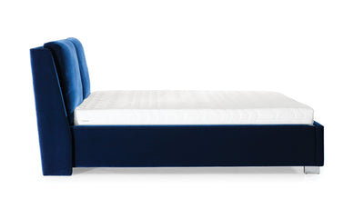 Monaco Upholstered Bed Side View