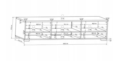 Novedo VA3 Wall Entertainment Unit