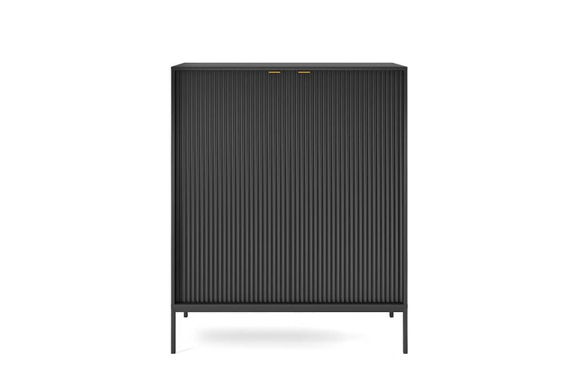 Nova Highboard Cabinet 104cm [Black] - Front