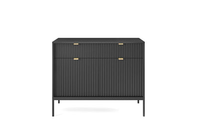 Nova Sideboard Cabinet 104cm [Black] - Front
