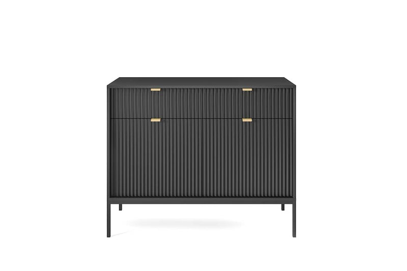 Nova Sideboard Cabinet 104cm [Black] - Front
