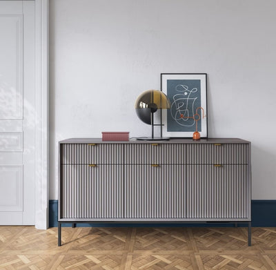 Nova Large Sideboard Cabinet 154cm [Grey] - Lifestyle Image