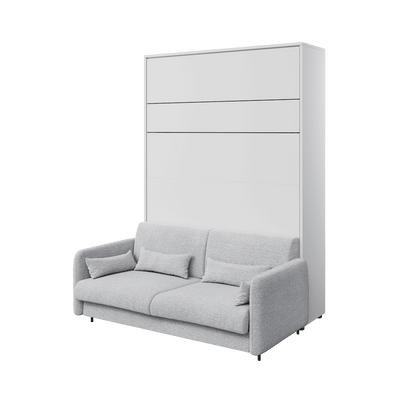 BC-18 Upholstered Sofa For BC-01 Vertical Wall Bed Concept 140cm [Grey] - Front Image 2