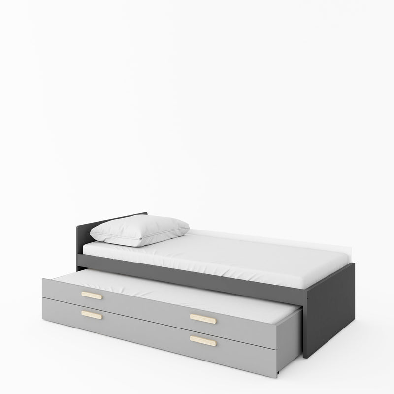 Pok PO-14 Bed with Trundle and Drawer