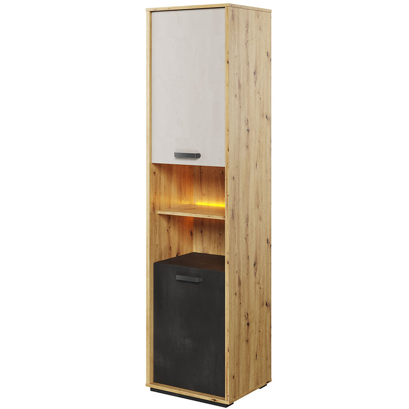 Qubic 04 Tall Cabinet 50cm with LED