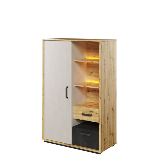 Qubic 05 Storage Cabinet 90cm with LED