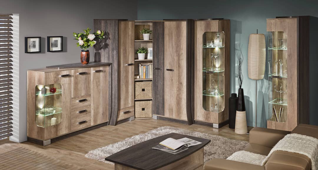 Romero R2 Tall Display Cabinet 50cm