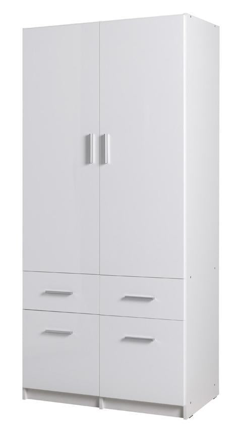 Snow 03 Hinged Wardrobe 92cm