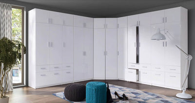 Snow 02 Hinged Wardrobe 92cm