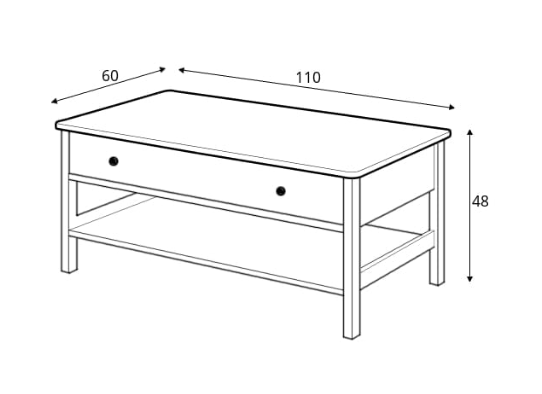 Story SO-15 Coffee Table 60cm