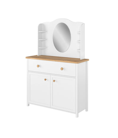 Story SO-06 Desk Hutch with Mirror