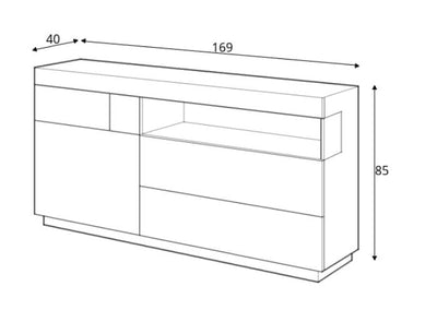 Silke 47 Sideboard Cabinet 169cm