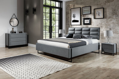 Soft Loft Upholstered Bed Bedroom Arrangement