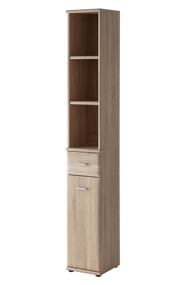 Armario Tall Hallway Cabinet 30cm [Oak] - White Background