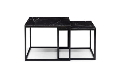 Veroli 06 Coffee Table 65cm [Black] - White Background 4