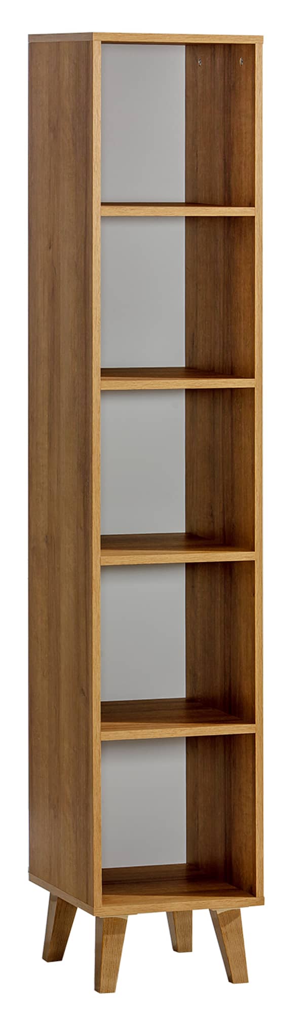 Werso W4 Bookcase 35cm [Oak] - White Background
