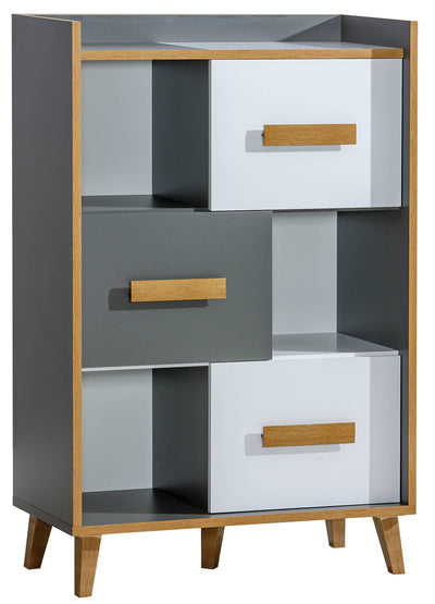 Werso W5 Sideboard Cabinet 90cm [Anthracite] - White Background
