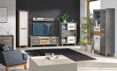 Werso W5 Sideboard Cabinet 90cm [Anthracite] - Lifestyle Image 2