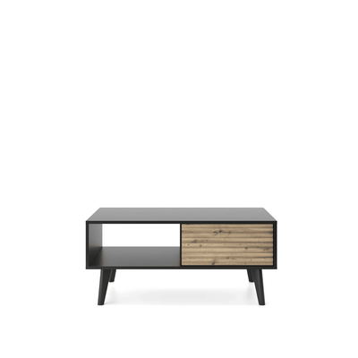 Willow Coffee Table 104cm [Black] - Front Angle