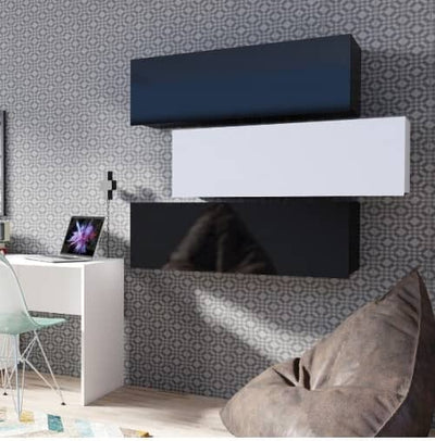 Calabrini Wall Cabinet 105cm [White] - Lifestyle Image 2