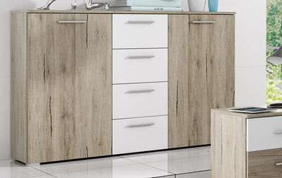 Beta Sideboard Cabinet [Oak] - Lifestyle Image