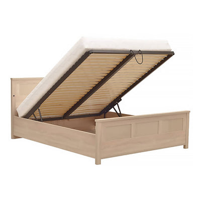 Cremona Ottoman Bed with LED Lights - White Background
