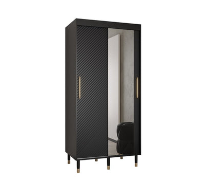 Monaco II Sliding Door Wardrobe 100cm