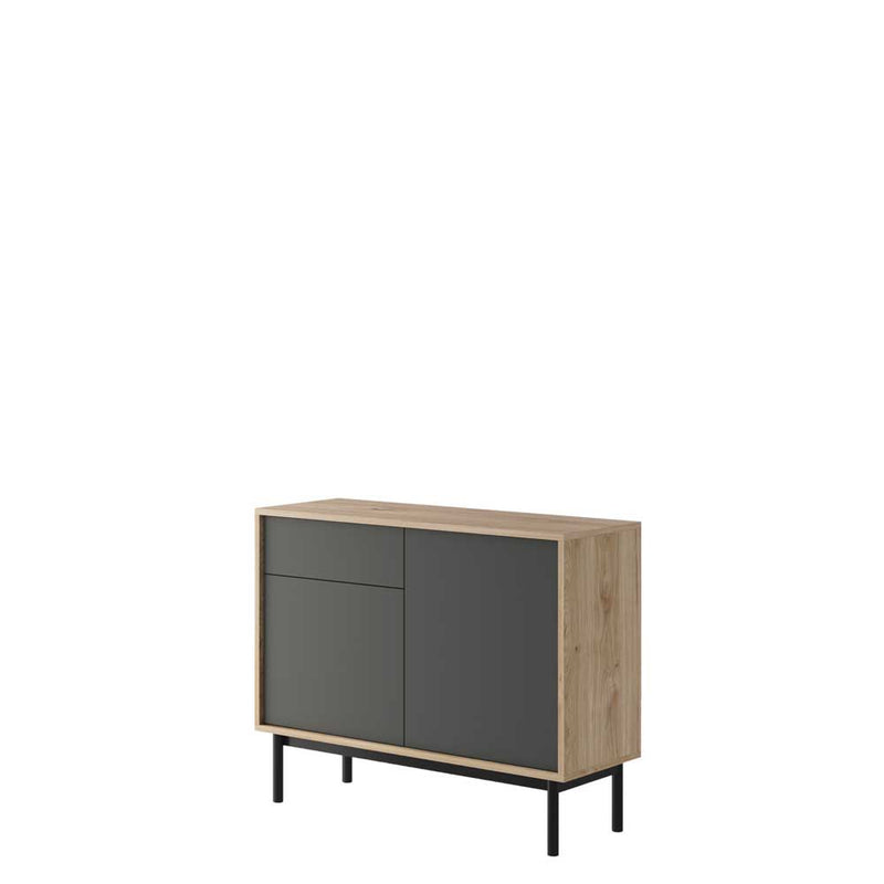 Basic Sideboard Cabinet 104cm [Graphite] - White Background