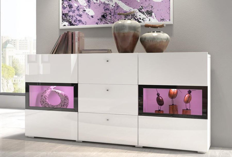 Baros 26 - Sideboard Cabinet 132cm [White] - Lifestyle Image