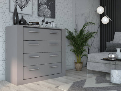 Idea ID-10 Chest of Drawers [Grey] - Product Arrangement