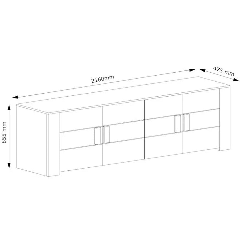 Ferrara 04 Sideboard Cabinet 216cm