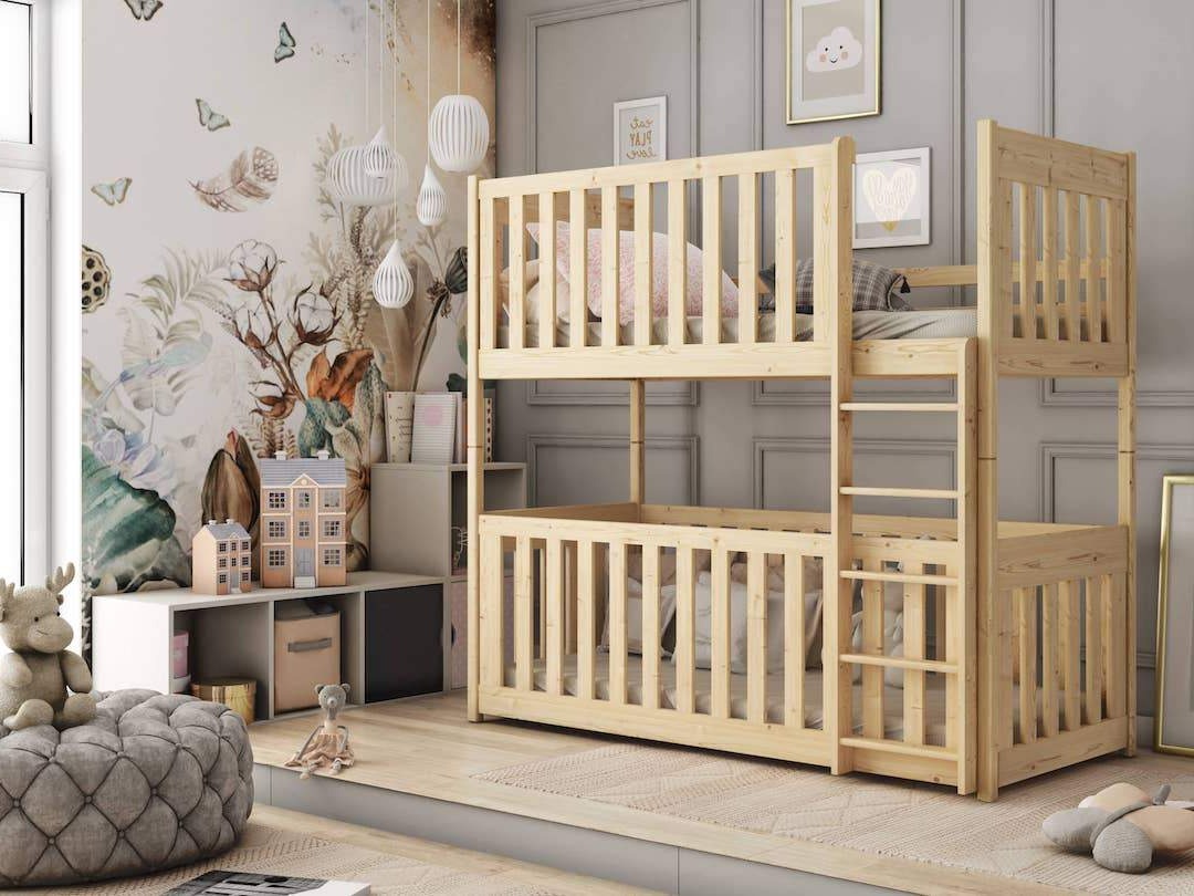 Wooden Bunk Bed Konrad With Cot Bed Arthauss Furniture