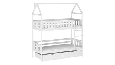 Wooden Bunk Bed Gaja With Storage