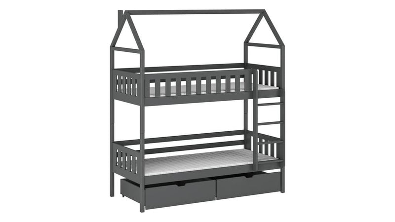 Wooden Bunk Bed Gaja With Storage