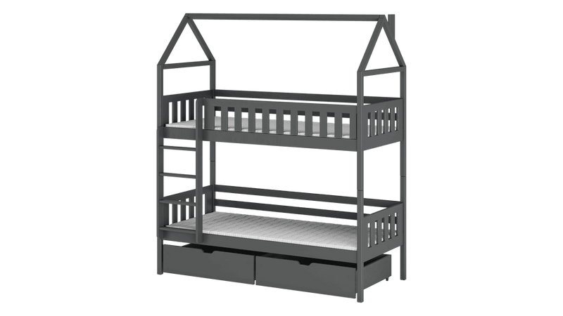 Wooden Bunk Bed Gaja With Storage