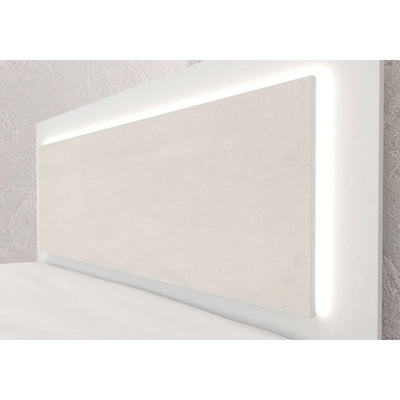 Aurelia Divan Bed 160cm [White] - Headboard Image