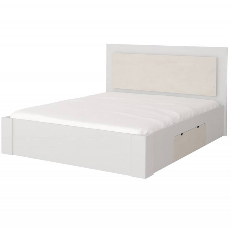 Aurelia Divan Bed 160cm [White] - Lifestyle Image