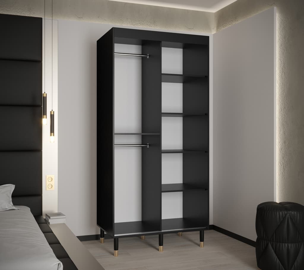 Sliding wardrobe deals 100cm wide