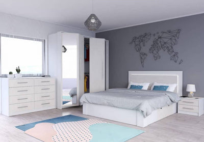 Aurelia Divan Bed 160cm [White] - Lifestyle Image 2