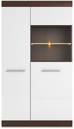 Bordo 06 Display Cabinet [Oak] - White Background 2